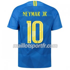 Maillot de Foot Brésil Neymar Jr 10 Exterieur Coupe du monde 2018